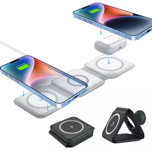 Cargador inalámbrico plegable 3 en 1™
